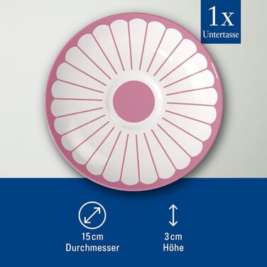 Блюдце кавове 14,8 см, рожевий Fleur Villeroy & Boch