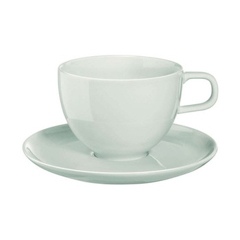 Кавова пара чашка 025 мл і блюдце салатовое Kolibri ASA-Selection