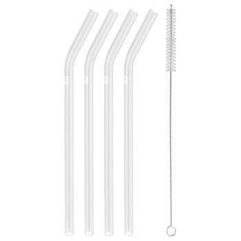 Набір скляних соломинок для пиття з щіткою 23 см, 5 предметів Sorrento Zwilling