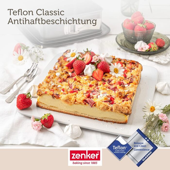 Форма для випікання з відповідною кришкою для прямого транспортування форма для торта для випікання та транспортування (квадратна пружинна форма), 24 шт., 8