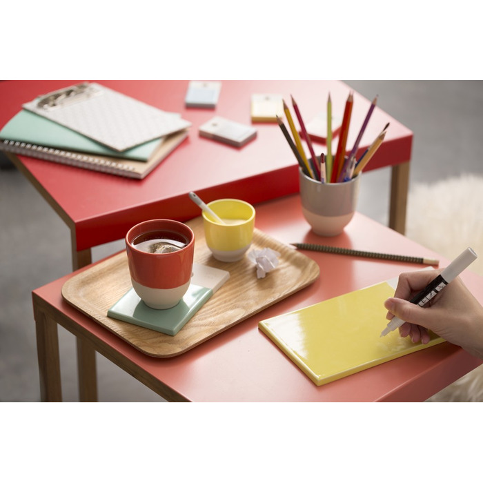 Чашка для чая Revol Color Lab, серая, диам. 8 см, h 8,8 см, 0,2 л