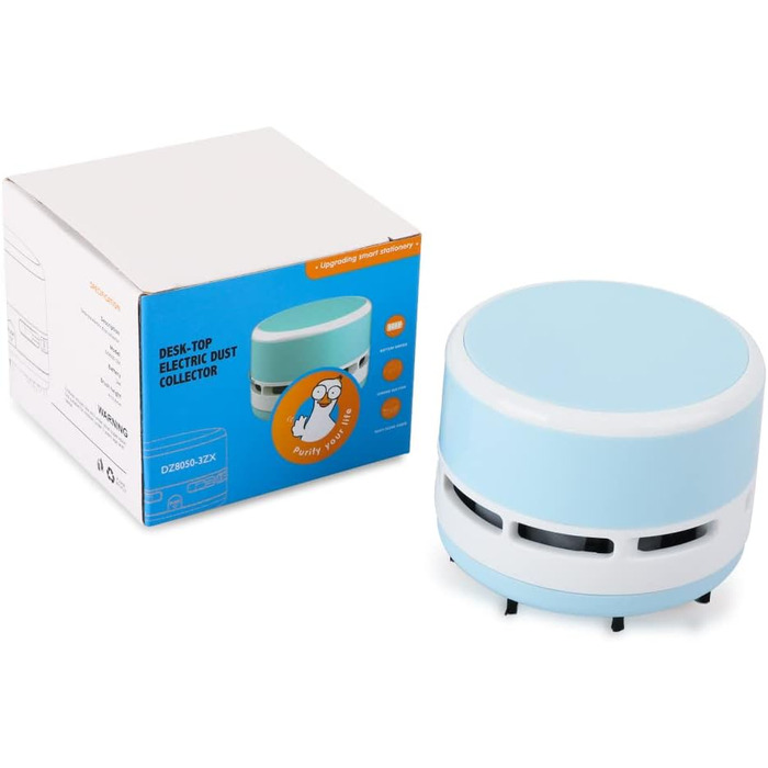 Міні-пилосос бездротовий 3 Вт білий-синій FineInno