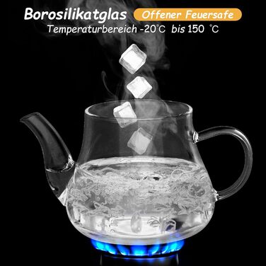 Чайник заварочный 450 мл со съемным ситечком Honneeo