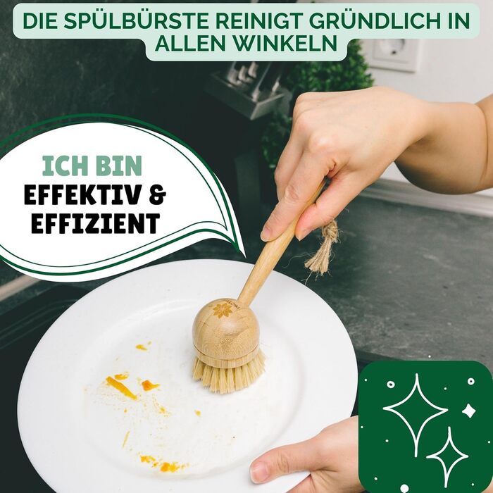 Щетка для посуды с сменными насадками 21,5 Protea