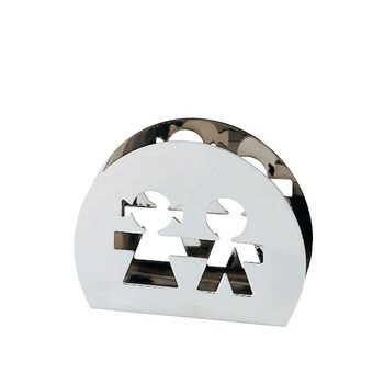 Подставка для салфеток 11х8,5х3 см металлик Girotondo Alessi