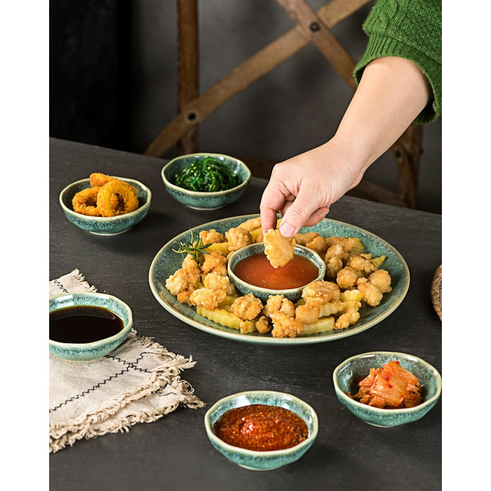 Порцелянові миски для соусу 6 шт HENXFEN LEAD