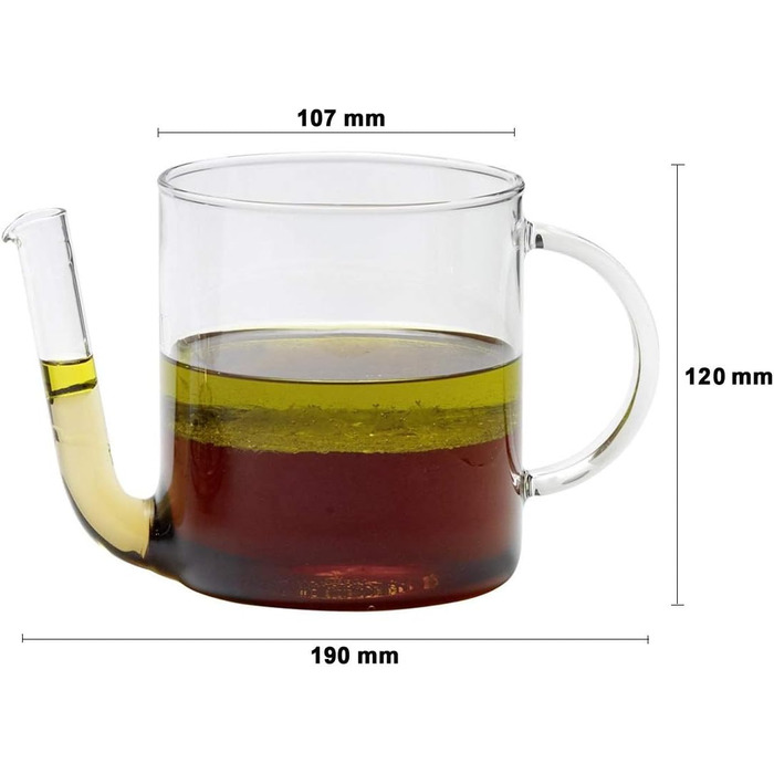 Сепаратор для отделения жира 0,8 л стеклянный Trendglas Jena