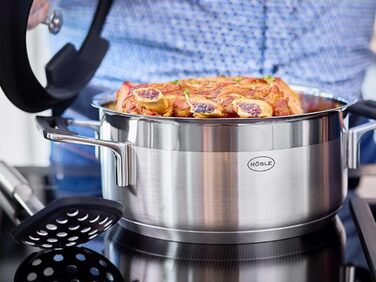 Каструля 24 см з кришкою Silence Pro Rosle