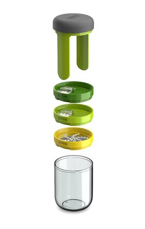 Спіралайзер 3 в 1 з контейнером для зберігання різнокольоровий Spiro Joseph Joseph