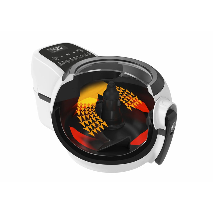 Tefal Мультипіч ActiFry Genius, 1350Вт, чаша-1,2л, сенсорне керув., підкл. до смартфону, авто перемішування, пластик, білий