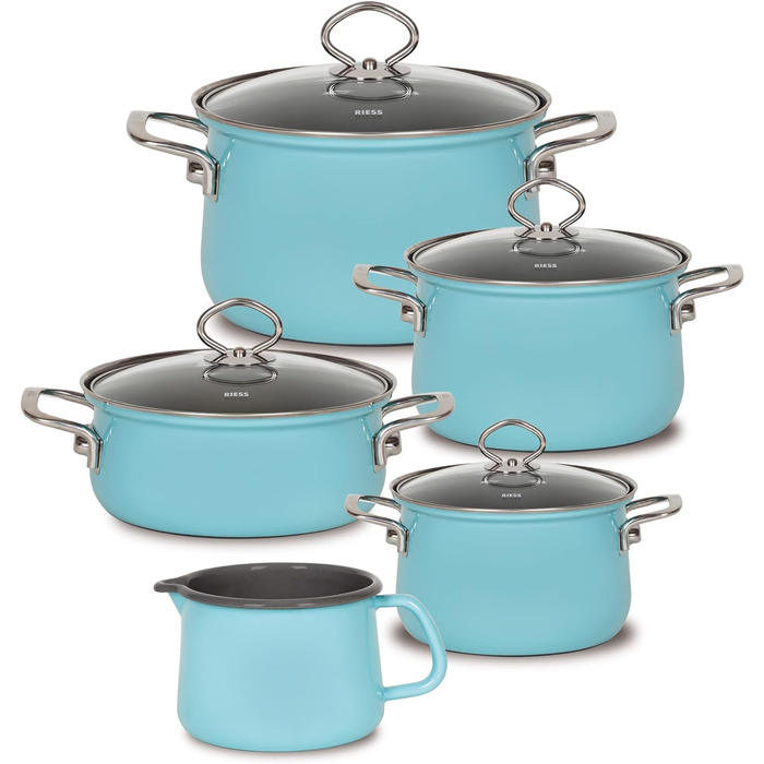 Набір каструль 9 предметів NOUVELLE Riess