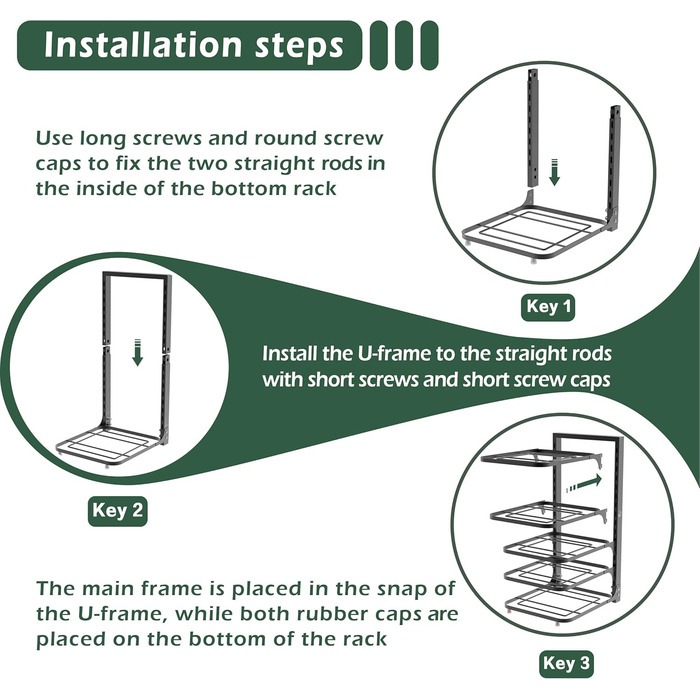 Многофункциональная подставка для посуды на 6 отделений Supfirm