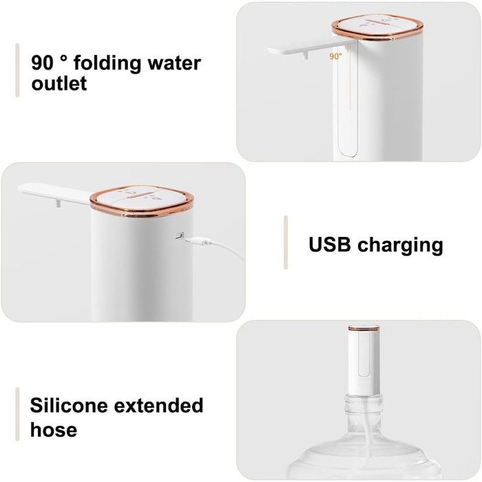 Диспенсер для води 5 Вт білий DONGKER