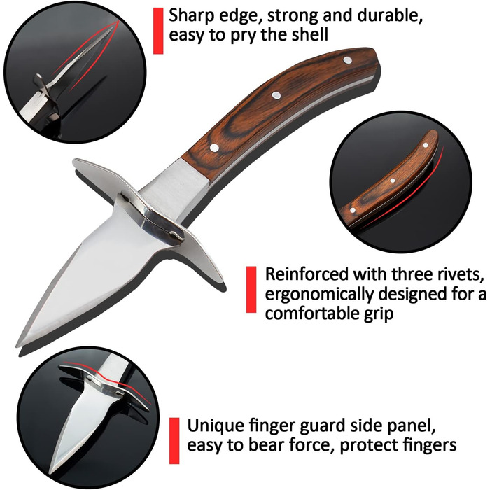 Набір ножів для устриць 2 шт TWUTGAYW