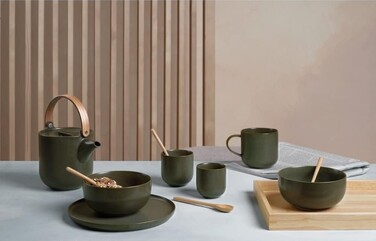 Чашка 0,4 л темно-зеленая Coppa Nori ASA-Selection