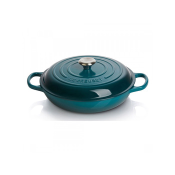 Сковорода-жаровня чавунна 30 см, Deep Teal Le Creuset