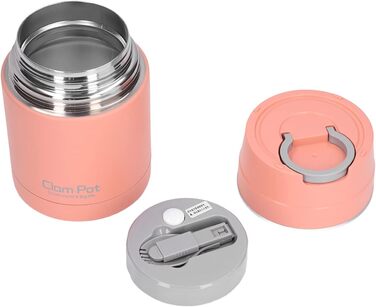 Термоконтейнер для їжі 800 мл рожевий Pilipane