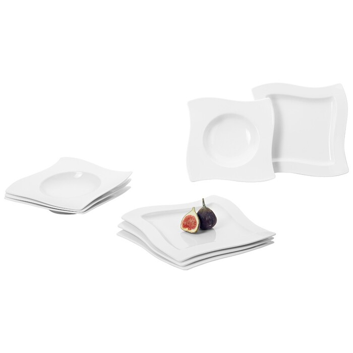 Набір тарілок 8 предметів NewWave Porzellan Villeroy & Boch