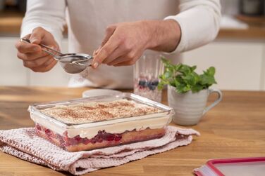 Форма універсальна з кришкою 2,0 л MASTERSEAL GLASS Tefal