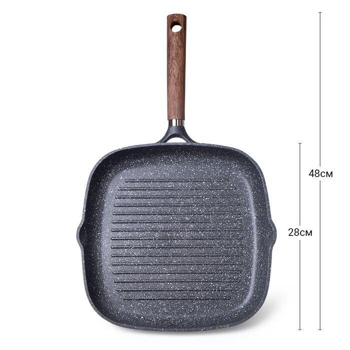 Cковорідка гриль Fissman MILANO 28x4,5 (14275)