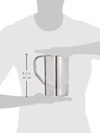 Кувшин для воды 2 л из нержавеющей стали, 18 см IBILI