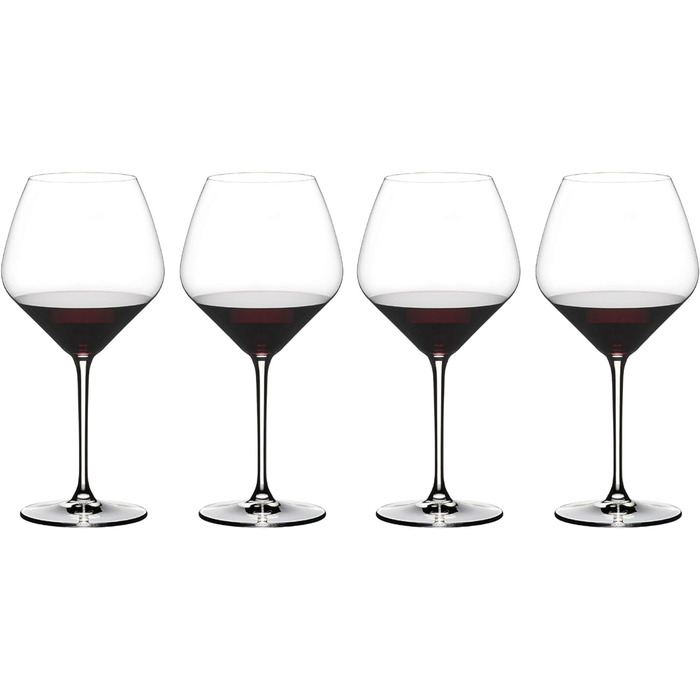 Келих, екстремальні келихи для вина, прозорі, 4 шт. (Піно Нуар)