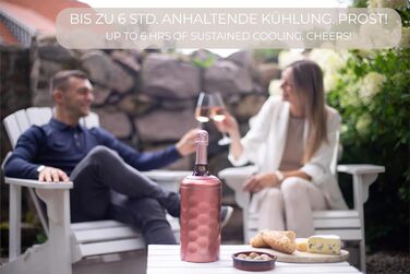 Охладитель для вина с розовой крышкой PRIMØ germany