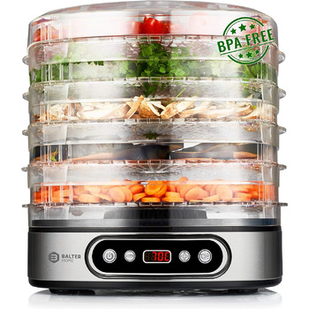 Дегідратор на 5 полиць, 500 Вт з LCD дисплеєм Balter