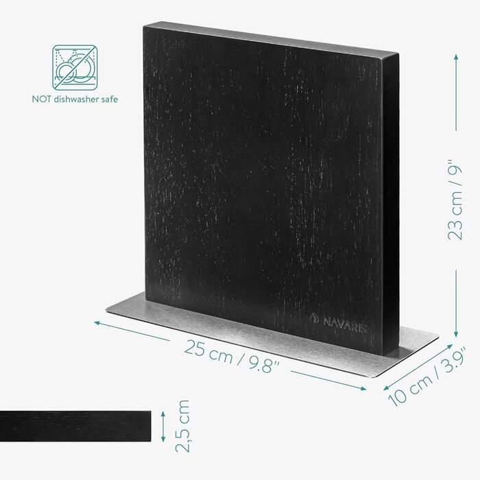 Держатель для ножей двухсторонний магнит Navaris