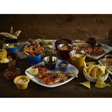 Тарілка квадратна закруглена, 25 см, GenWare