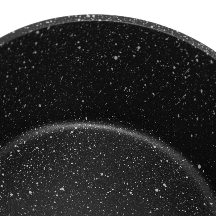 Ковш Fissman FILOMENA 16x8 см 1,2 л со стеклянной крышкой алюминий с антипригарным покрытием (14529)