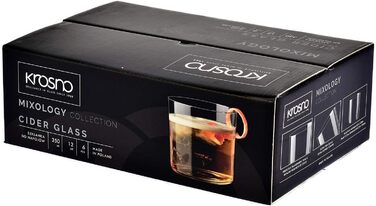 Набір склянок для сідру 350 мл, 6 предметів Mixology Krosno