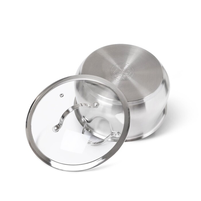 Кастрюля со стеклянной крышкой 20 см 3,1 л VALERY Fissman