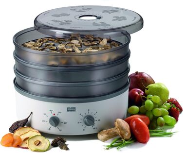 Дегідратор на 3 полиці, 600 Вт, круглий Stöckli