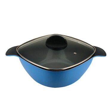 Кастрюля с крышкой Fissman Diablo 28x12 см на 6,5 л (4688)