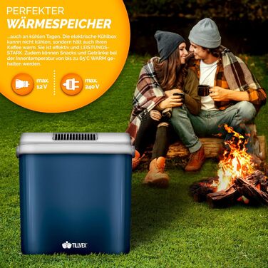 Електричний автохолодильник 32 л 58 Вт синій tillvex