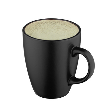 ARDESTO Bolzano Cup, 380мл, керамика, черный и зеленый