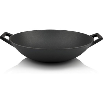 Сковорода вок чавунна 35,5 см BBQ-Toro