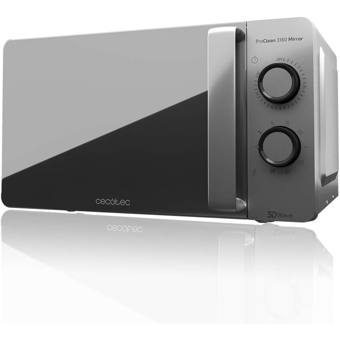 Мікрохвильова піч 700 Вт ProClean 3160 Mirror Cecotec