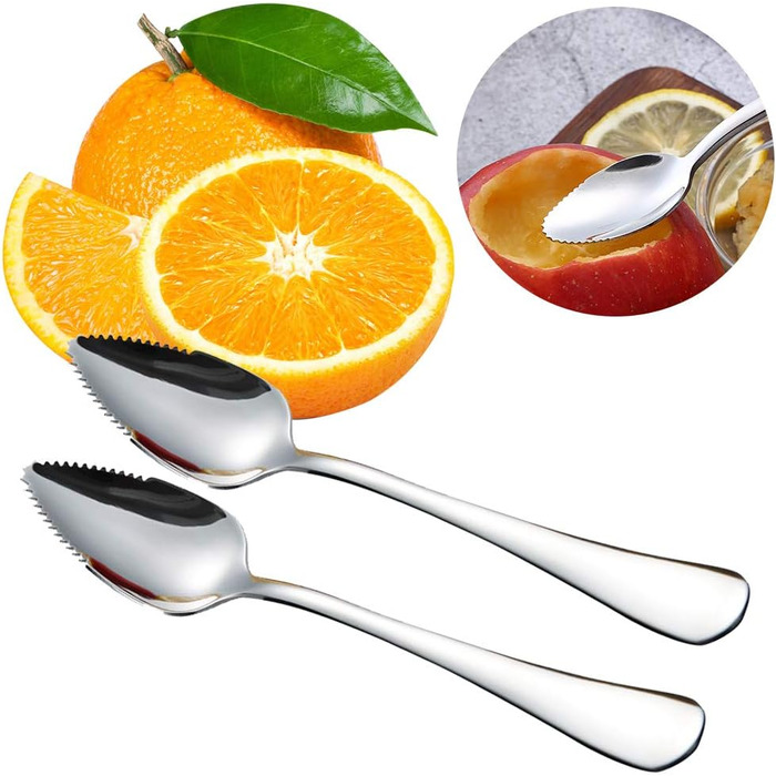 Ложка десертна 17 см із зубцями, набір 2 предмети whiteswan