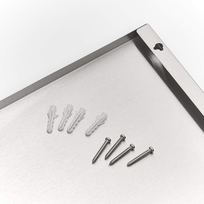 Магнітна дошка 60 х 80 см нержавіюча сталь Zeller