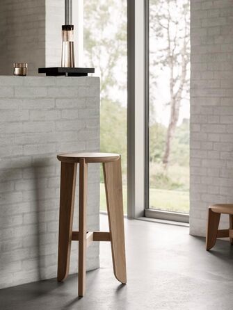 Піднос дерев'яний, 50 х 30 x 8 см чорний Abento Blomus