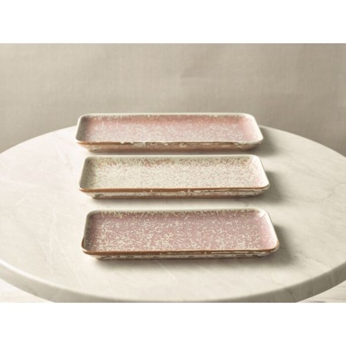 Блюдо прямоугольное 30х14 см, Terra Porcelain Rose Pink, GenWare