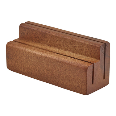 Меню-холдер 14*5*6 см, деревянный, акация, GenWare