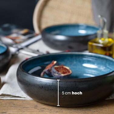 Обідня тарілка Moritz & Moritz SOLID 4 шт. 26 см - Набір тарілок з керамограніту - Набір посуду для сервірування (4 шт. великі миски)