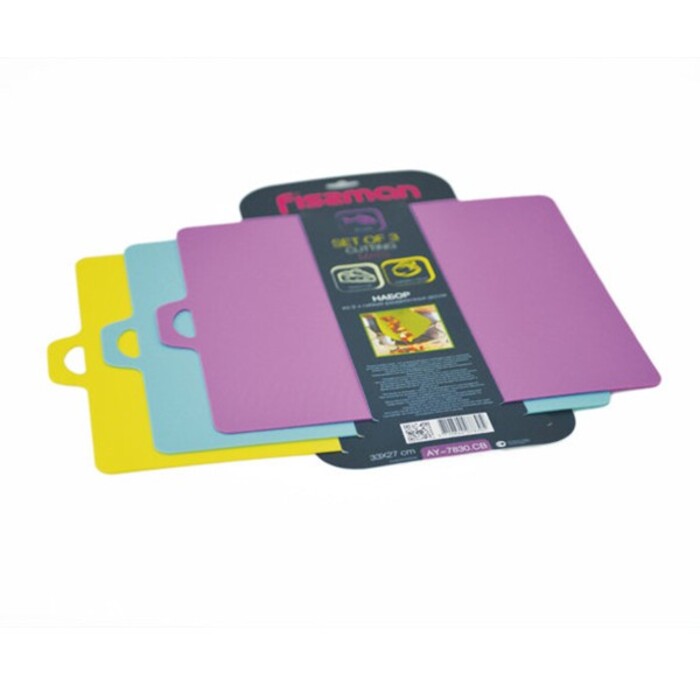 Набор из 3 гибких разделочных досок Fissman 33х27см (7830)