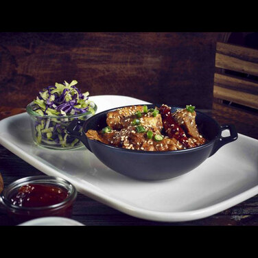 Миска, 17х5,5 см, 730 мл, эффект чугуна, GenWare