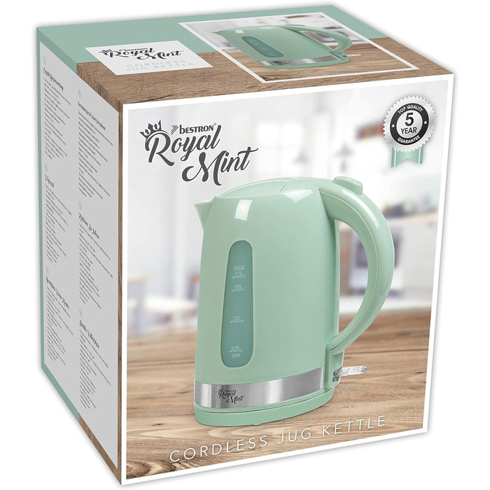 Чайник 1,7 л 2200 Вт Design Bestron