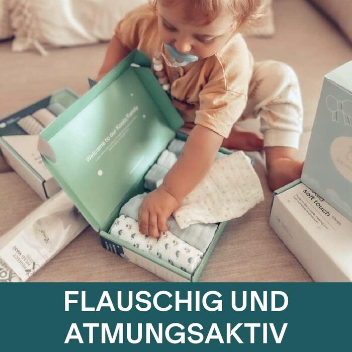 Набір із 6 рушників для дітей 30 х 30 см KOALA BABYCARE