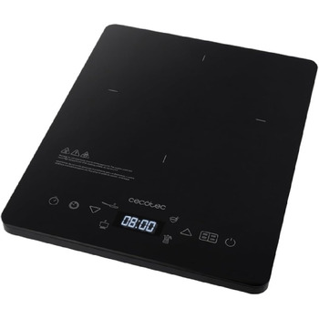 Плита индукционная 2000 Вт портативная Full Crystal Onyx Cecotec